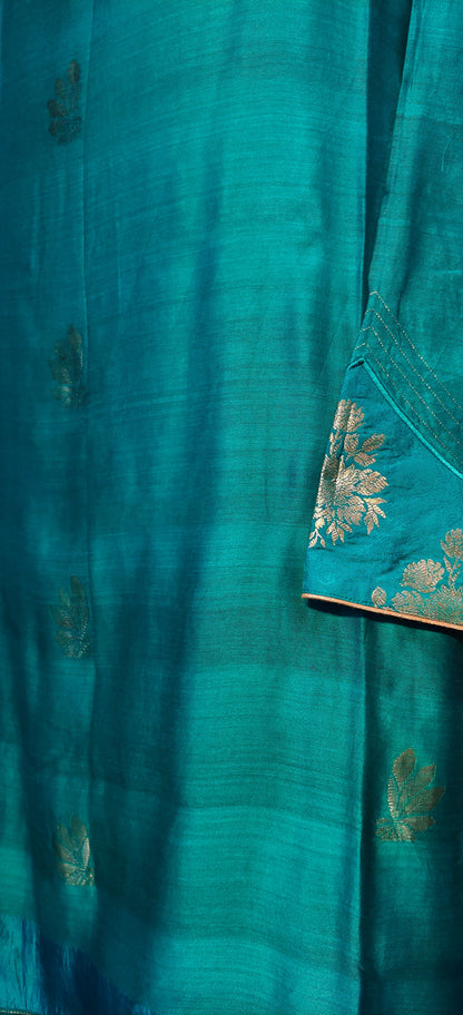 (Copy) Semi Stitched Formal chanderi Suitset VISHAL KAPUR