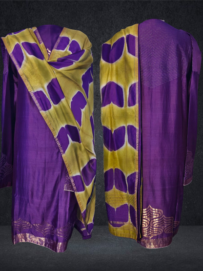Semi Stitched Formal chanderi Suitset VISHAL KAPUR