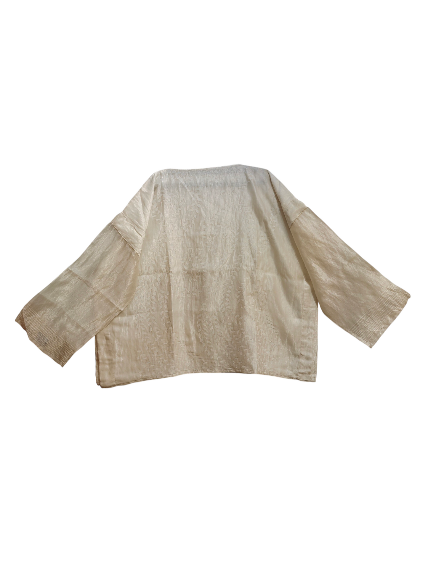 Semi Stitched silk cutwork short tunic