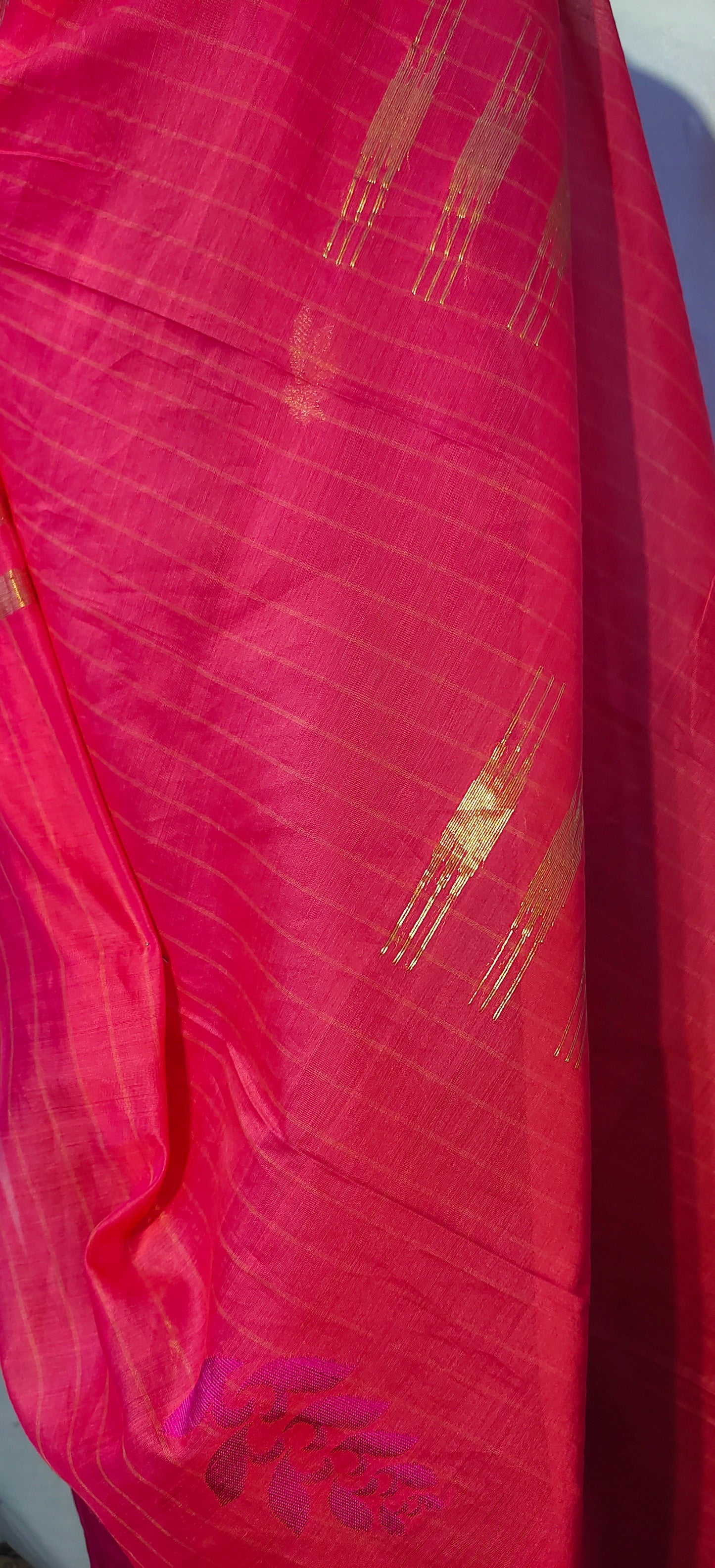 Semi Stitched Formal chanderi Suitset