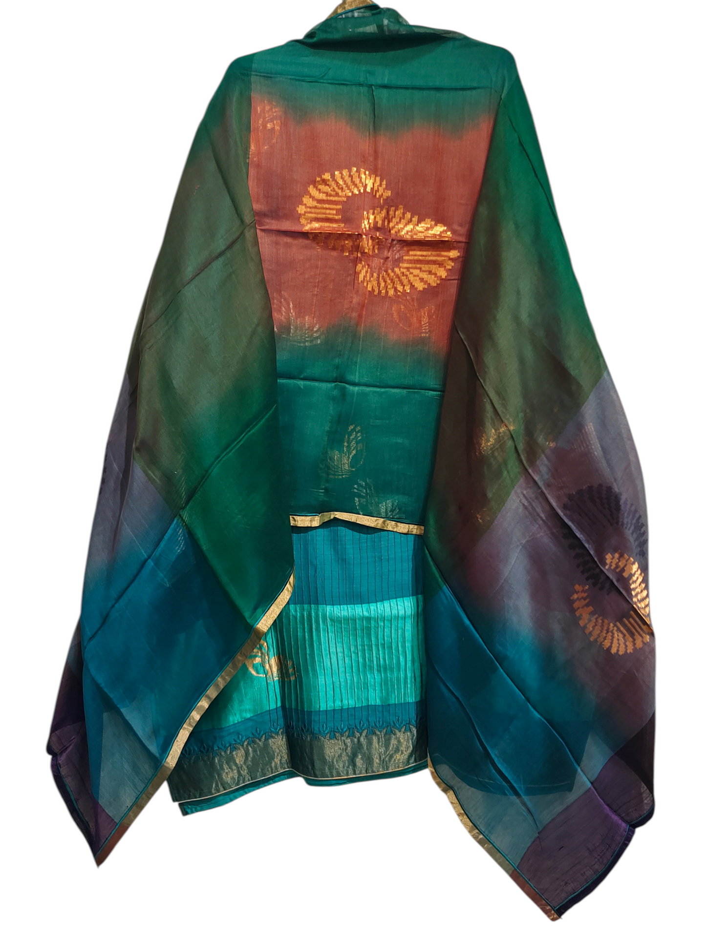 Semi Stitched Formal chanderi Suitset