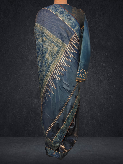 Formal Silk Ajrakh Saree