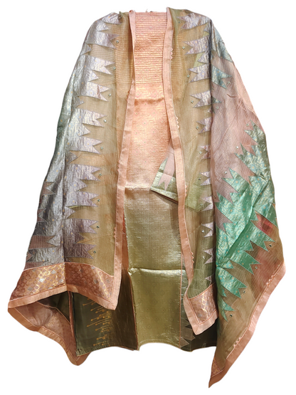 Semi Stitched Formal Chanderi Suitset