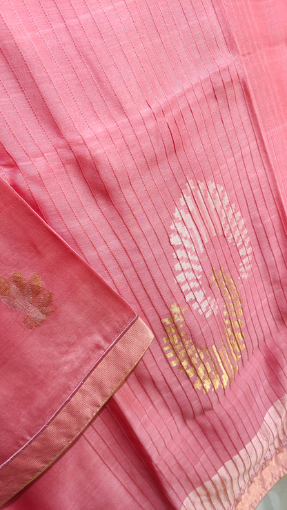 Semi Stitched Formal Chanderi Suitset