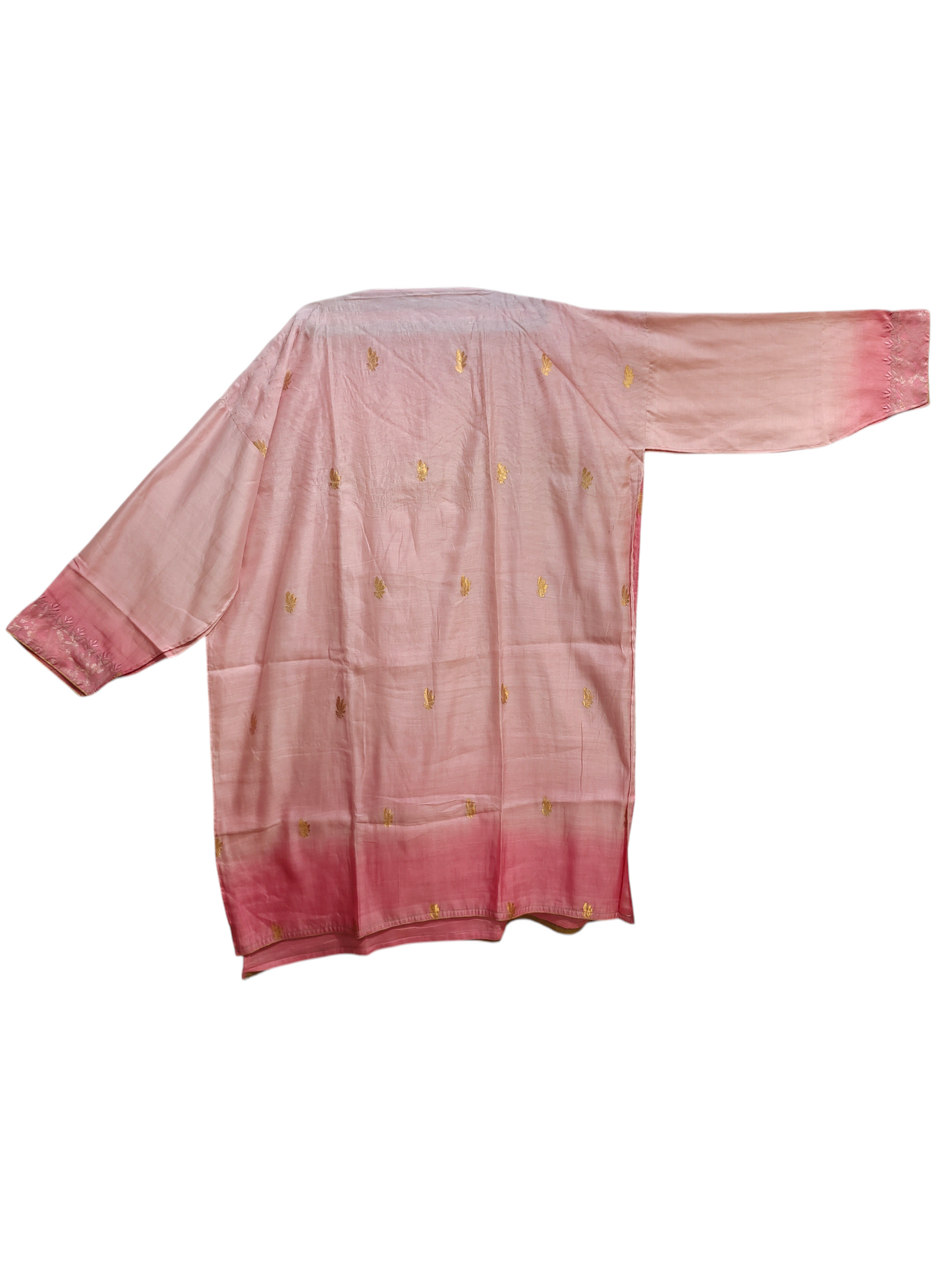 Semi Stitched Casual Chanderi Suitset
