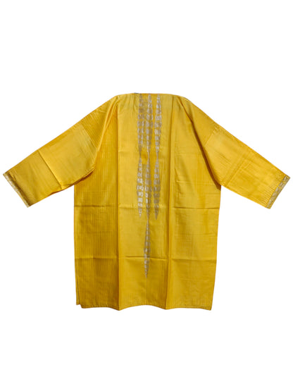 Semi Stitched Chanderi  Formal kurta
