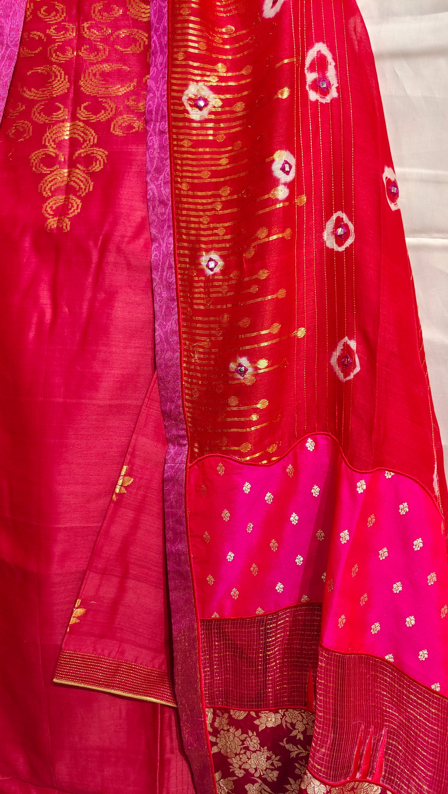 Semi Stitched Formal Chanderi Suitset