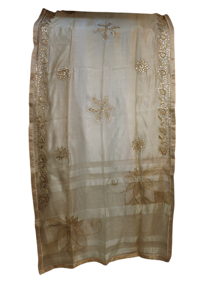 Semi Stitched Formal chanderi Suitset