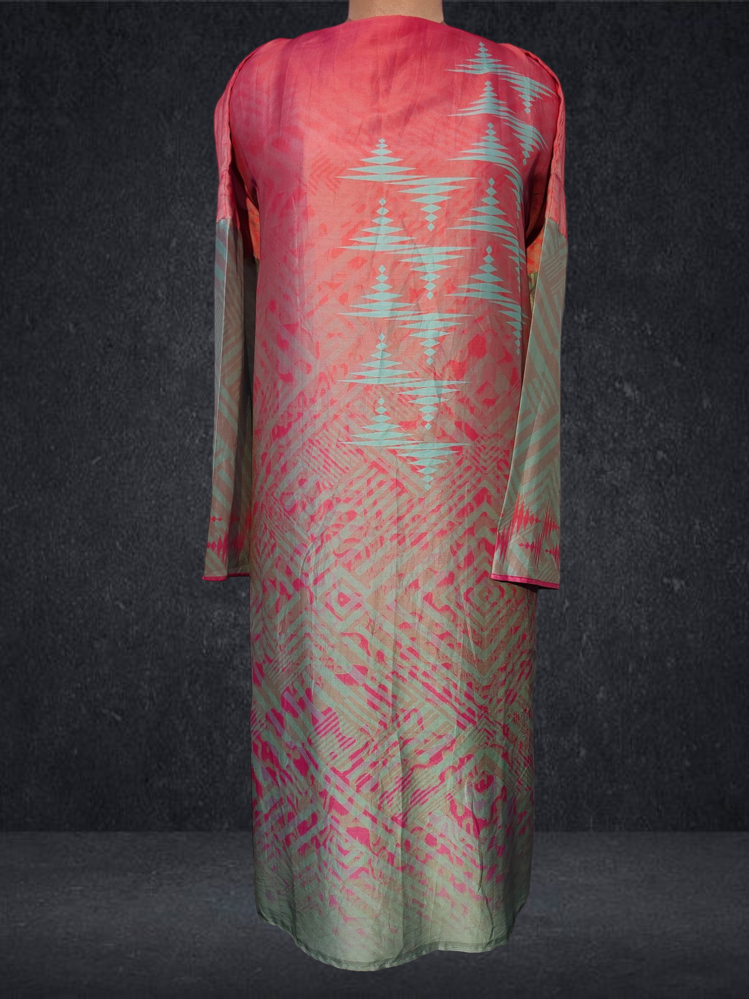 Semi Stitched Chanderi Kurta VISHAL KAPUR
