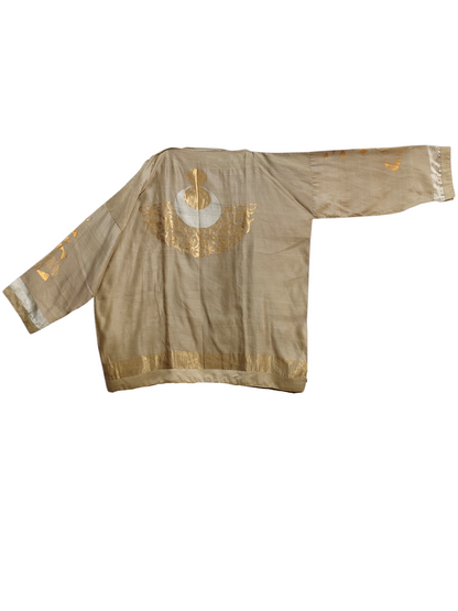 Indowestern chanderi formal coordset