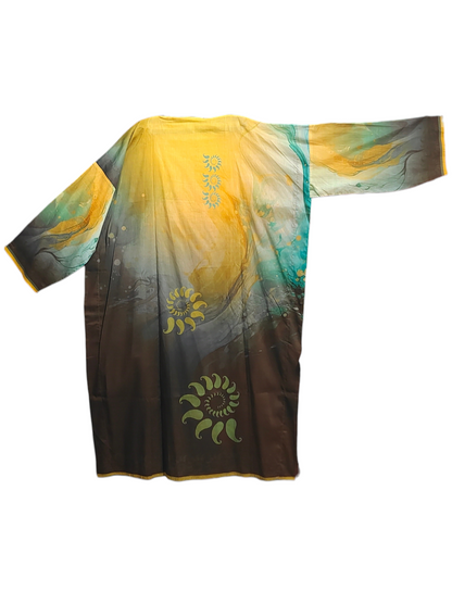 Semi Stitched Cotton Casual Suitset