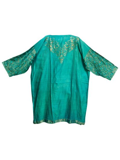Semi Stitched Chanderi Formal Suitset