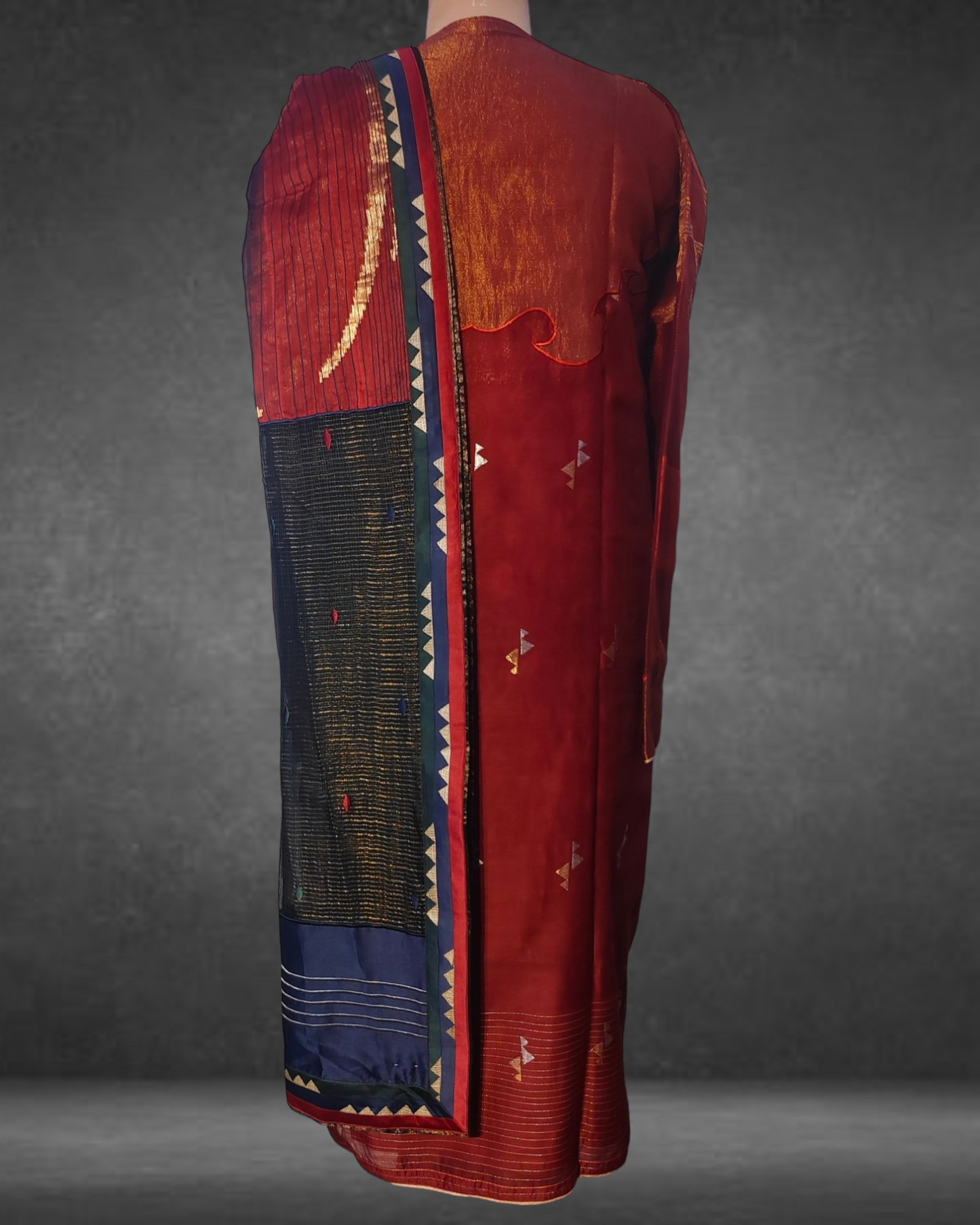 Semi Stitched Formal Chanderi suitset