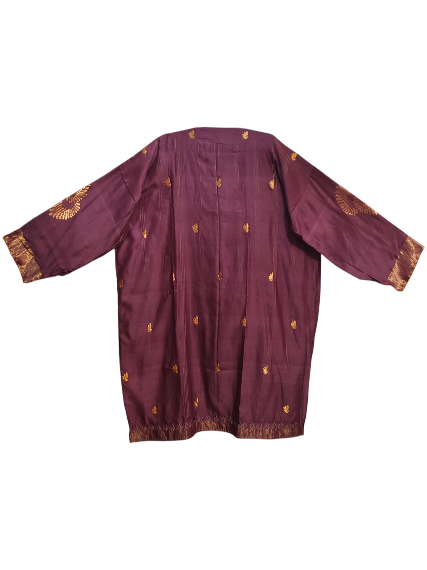 Semi Stitched Chanderi Formal Suitset