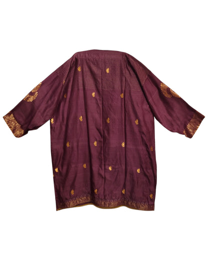 Semi Stitched Chanderi Formal Suitset