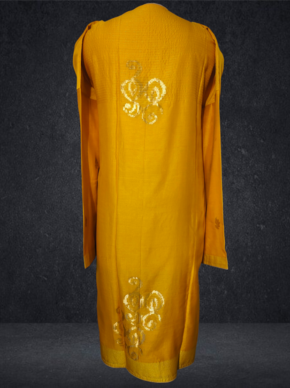 Semi Stitched Formal chanderi Suitset VISHAL KAPUR
