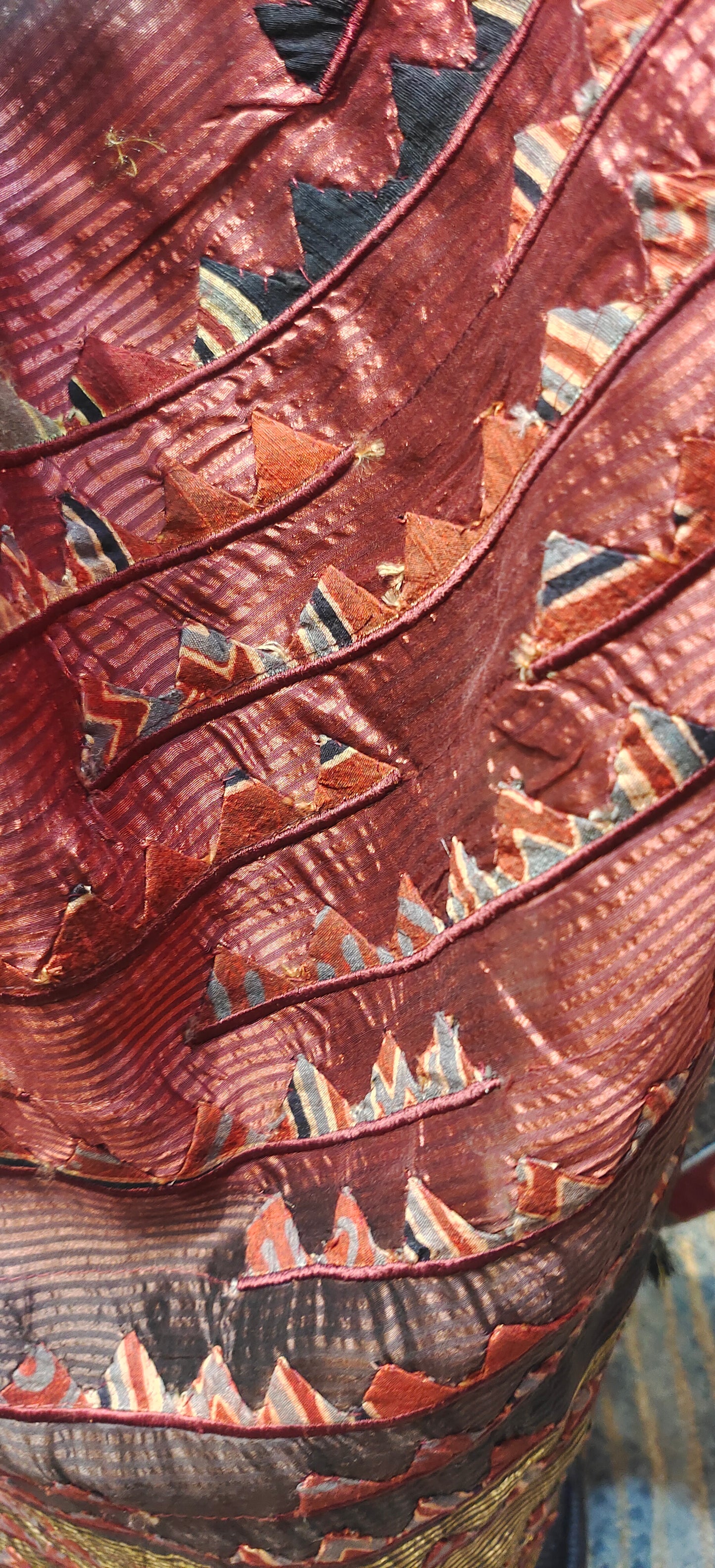 Formal Chanderi Silk Ajrakh Saree