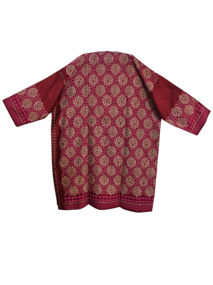 Semi Stitched Chanderi Casual kurta
