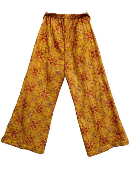 Formal chanderi Embroidered Indowestern set