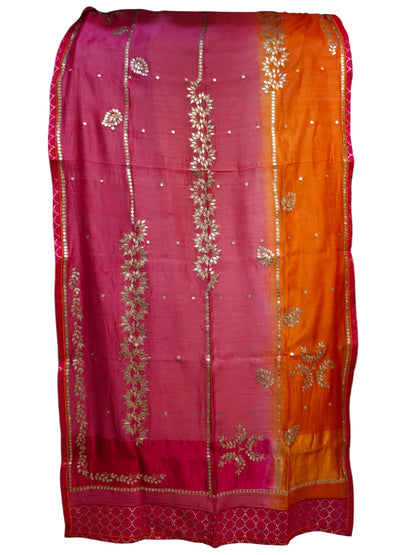 Semi Stitched Chanderi Formal Suitset
