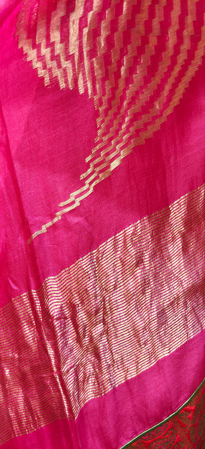 Formal Chanderi Zari Woven Saree
