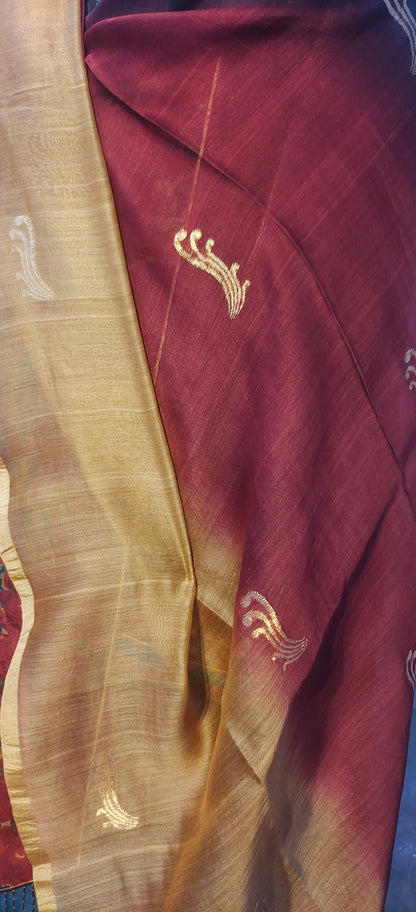 Chanderi Zari Woven Formal Dupatta VISHAL KAPUR