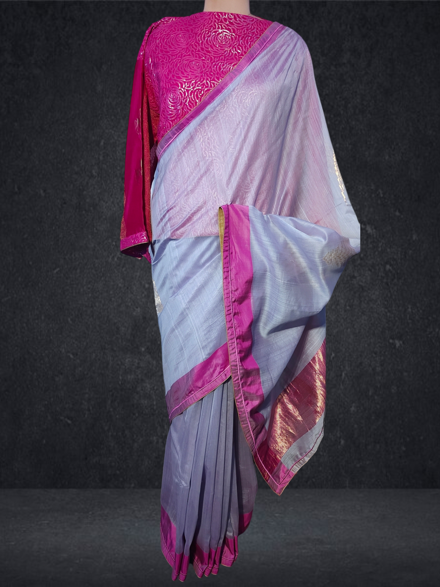 Formal Chanderi Zari Woven Saree