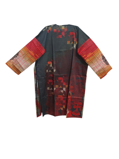 Semi Stitched Cotton Casual Suitset