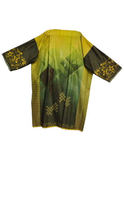 Semi Stitched Chanderi Casual Suitset