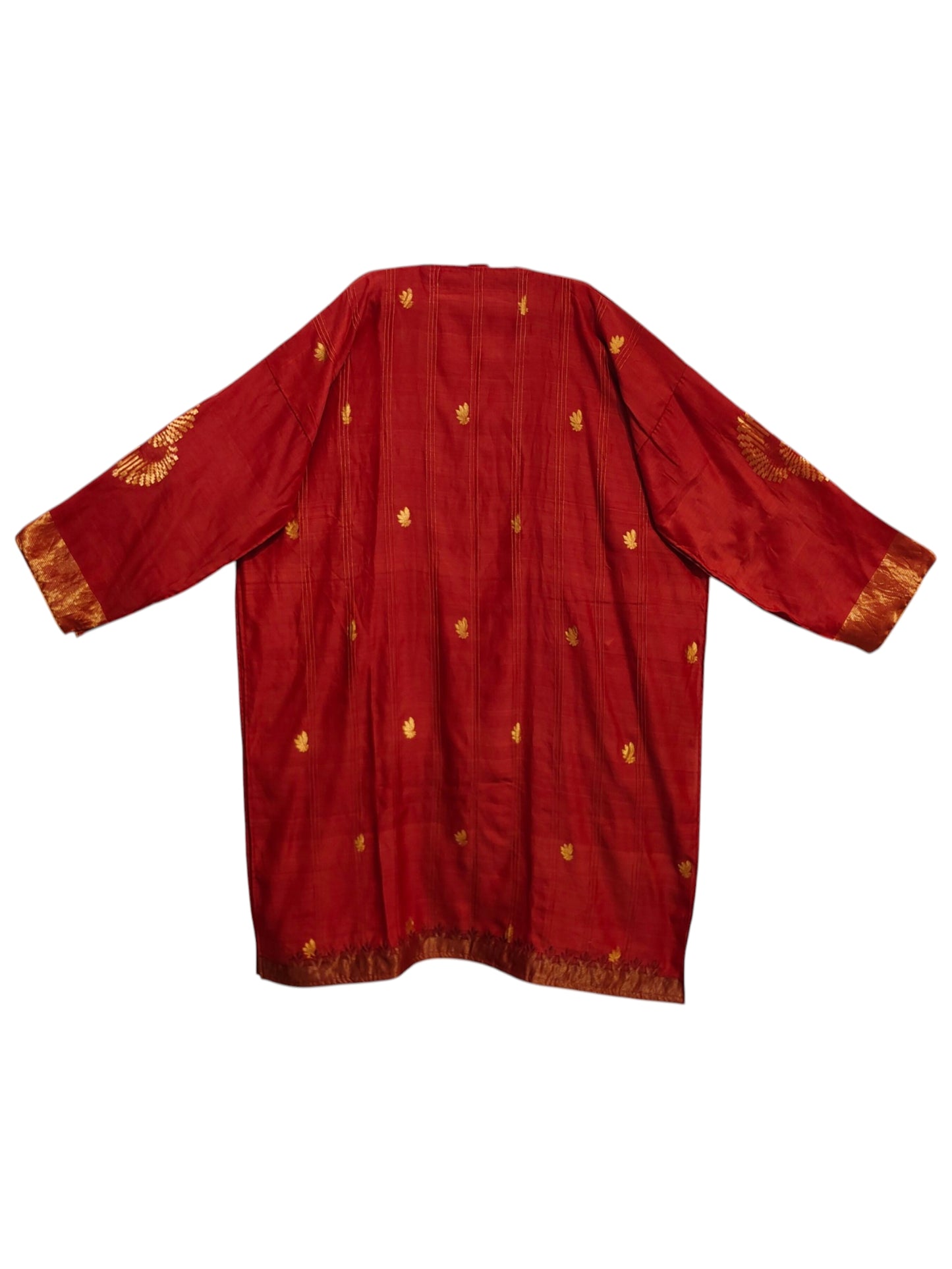 Semi Stitched Chanderi Formal Suitset