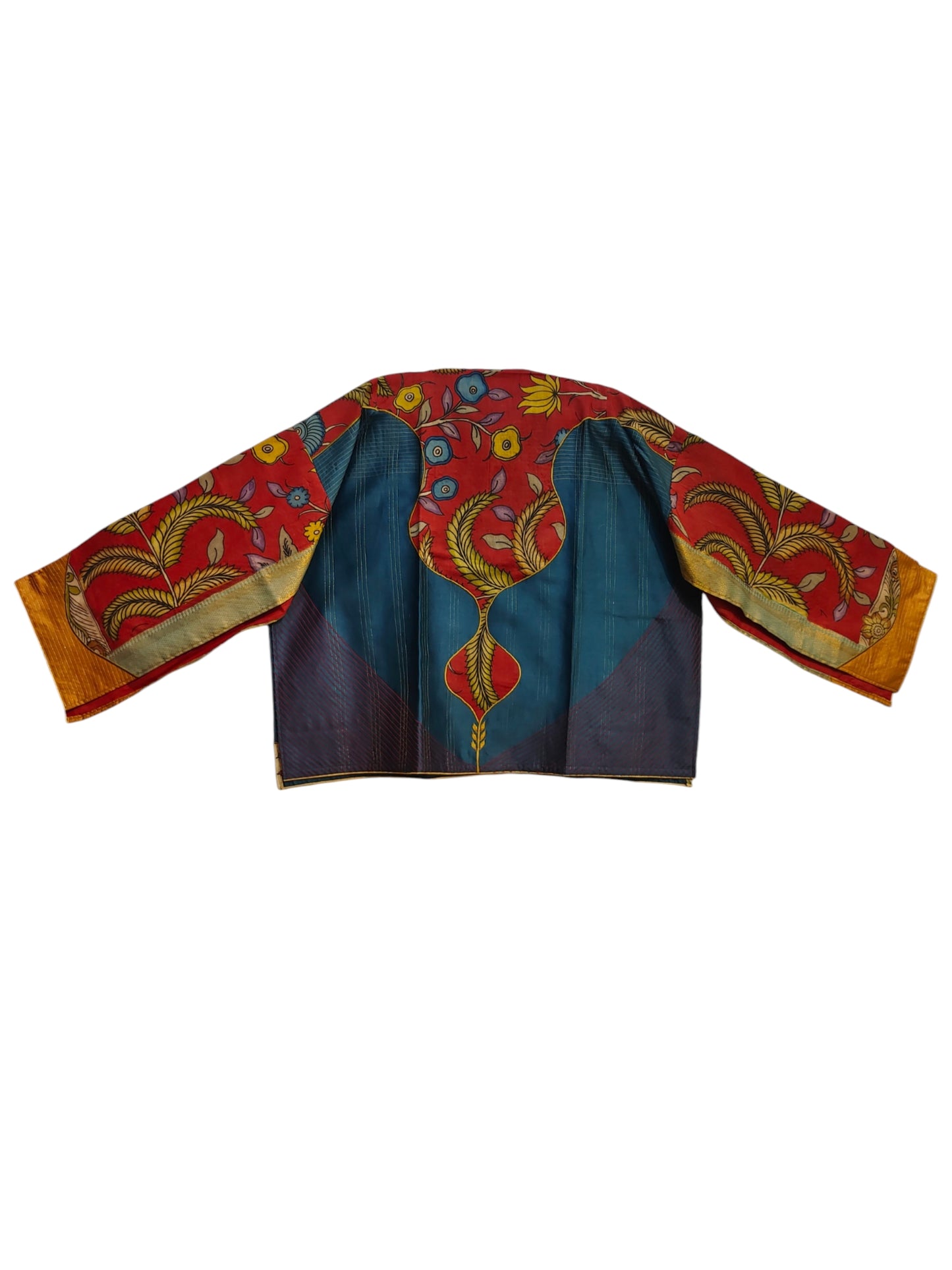 Semi Stitched Chanderi Kalamkari Ɓlouse