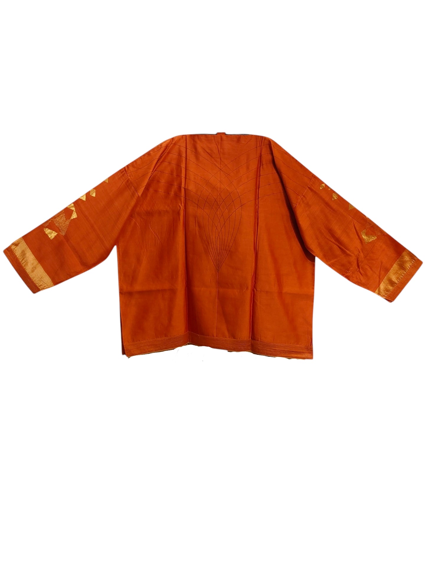 Formal chanderi Embroidered Indowestern set