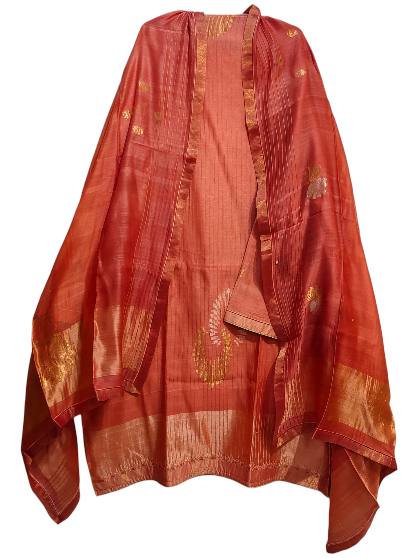 Semi Stitched Formal Chanderi Suitset