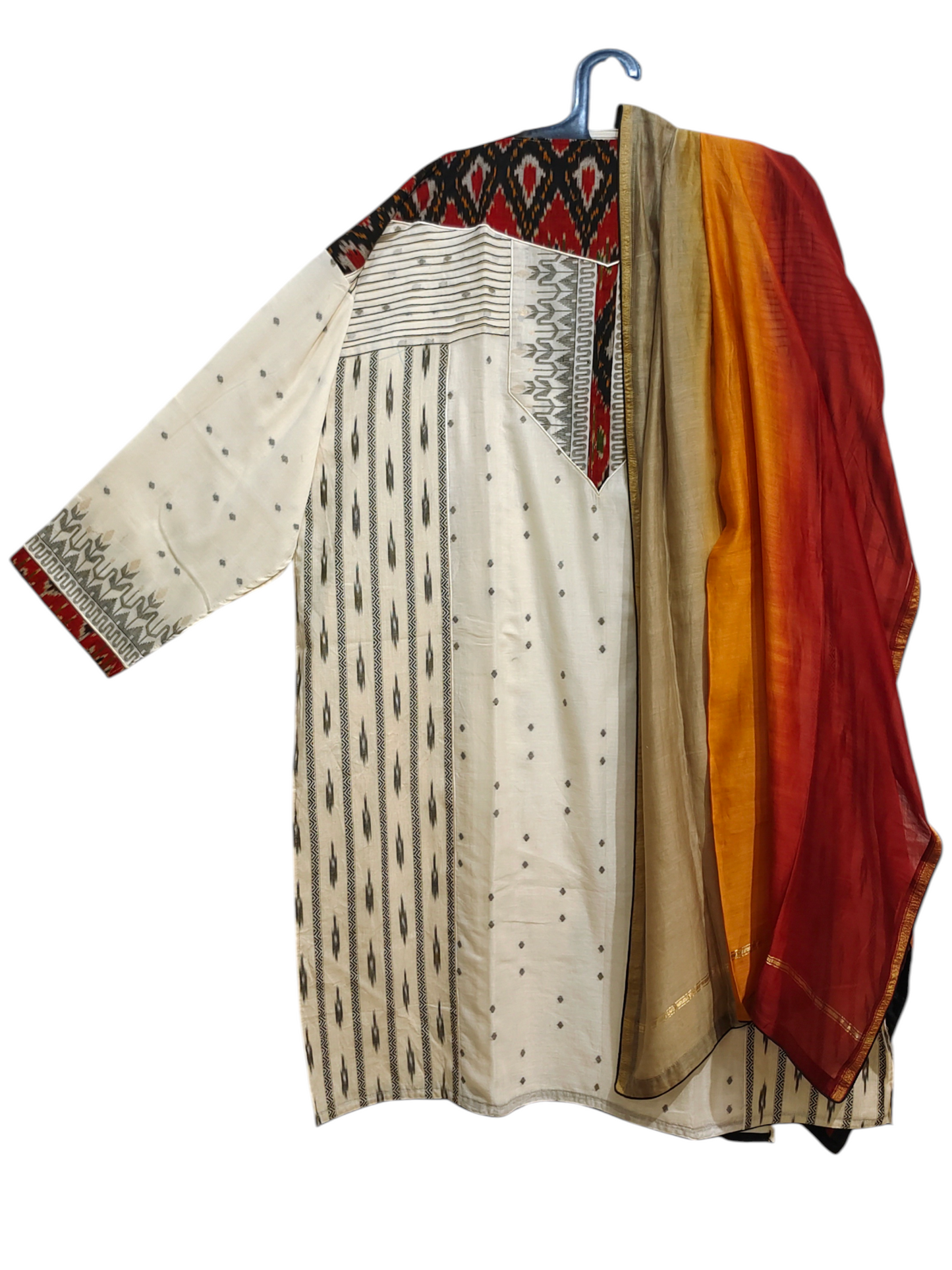 Semi Stitched Formal chanderi Suitset