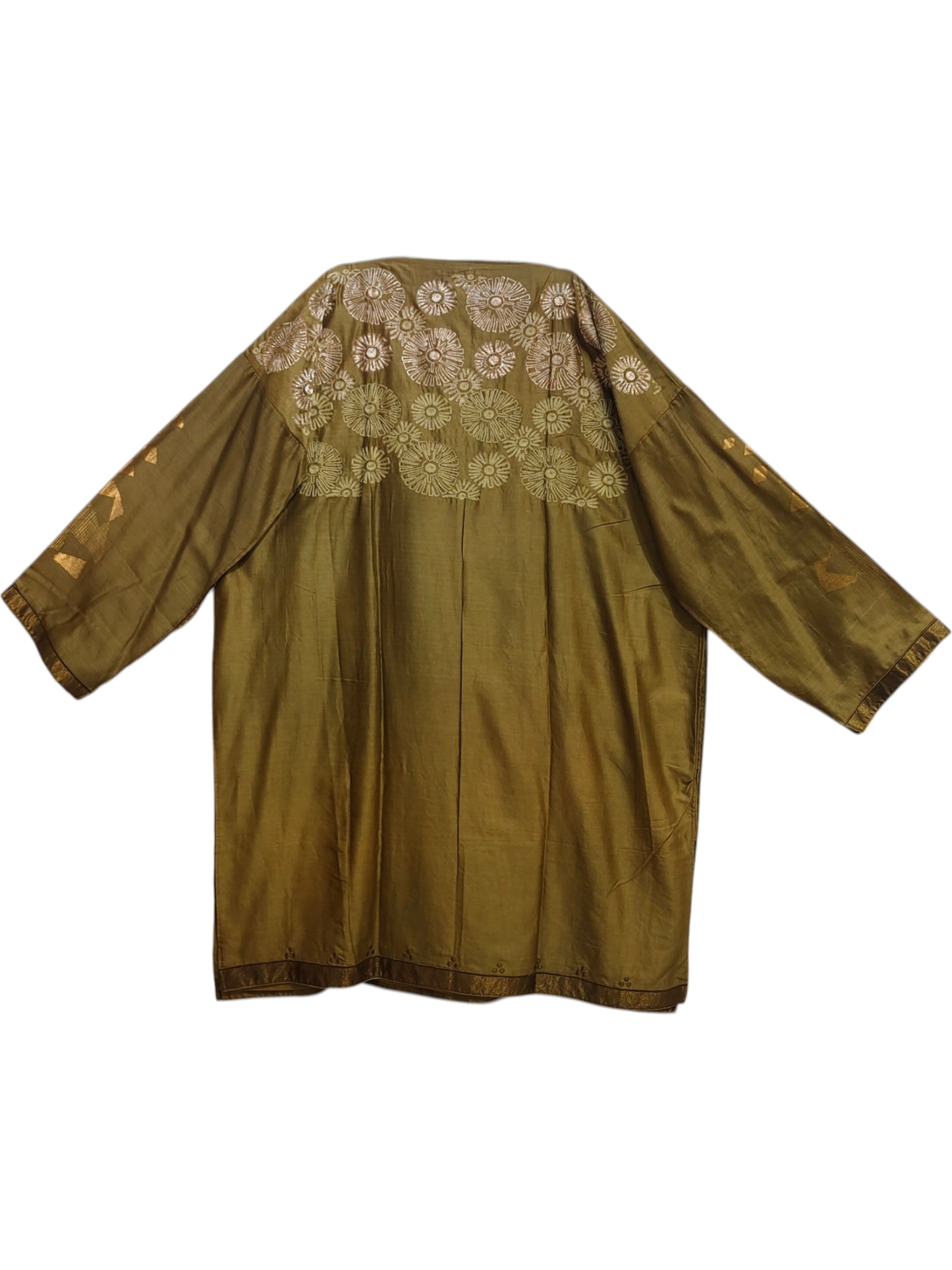 Semi Stitched Chanderi Formal Suitset