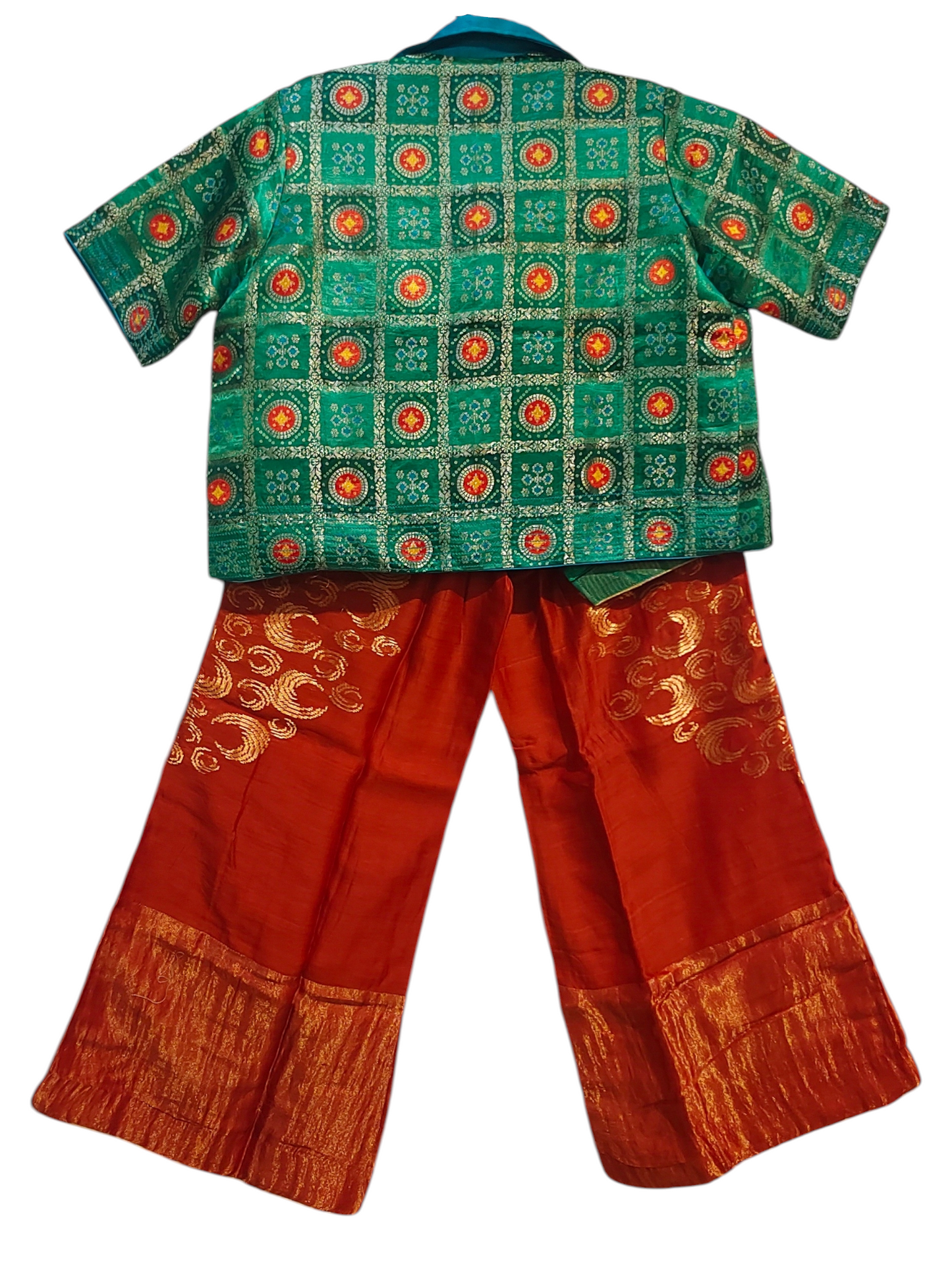 Indowestern chanderi formal coordset