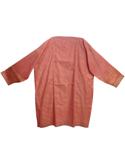 Semi Stitched Chanderi Formal Suitset