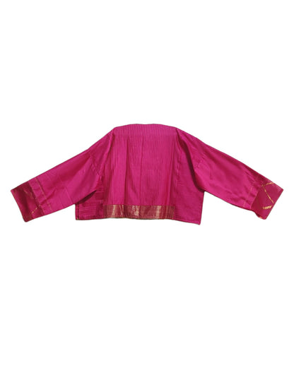 Semi Stitched Chanderi Ɓlouse