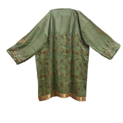 Semi Stitched Chanderi Formal Suitset