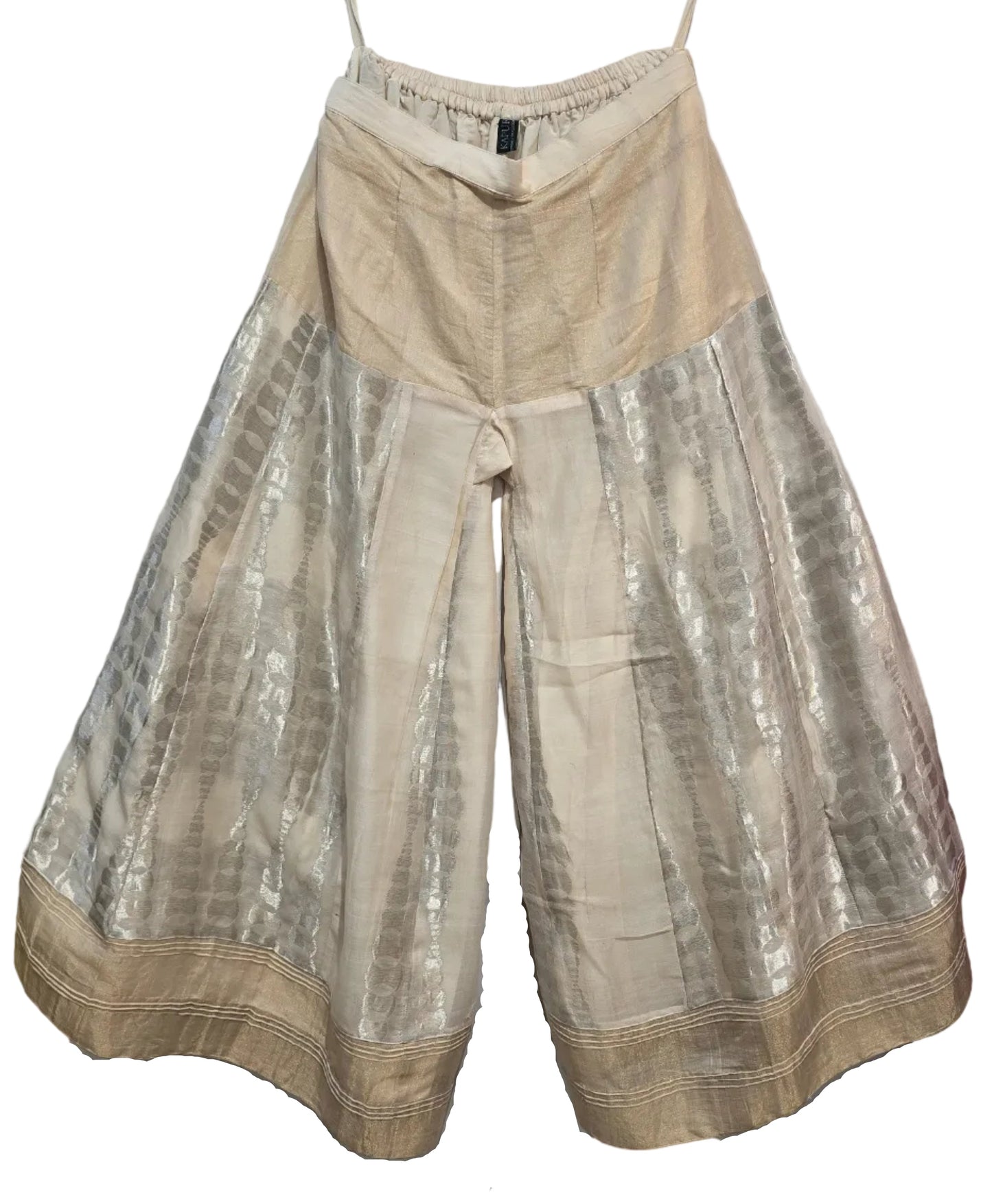 Formal chanderi Embroidered Indowestern set