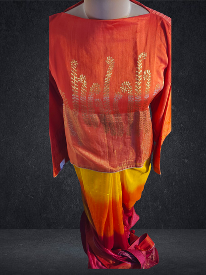Formal Chanderi Zari Woven Saree