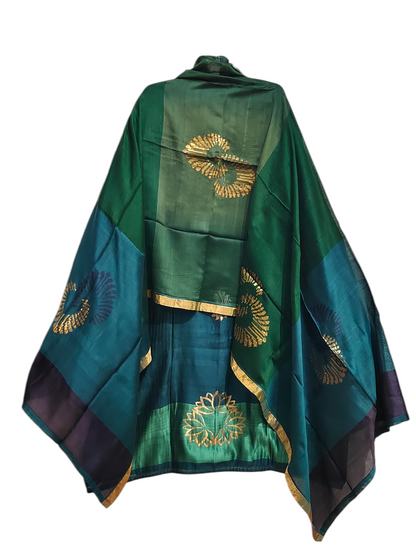 Semi Stitched Formal Chanderi Suitset