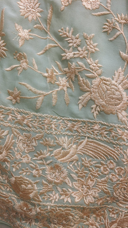 Indowestern chanderi formal coordset