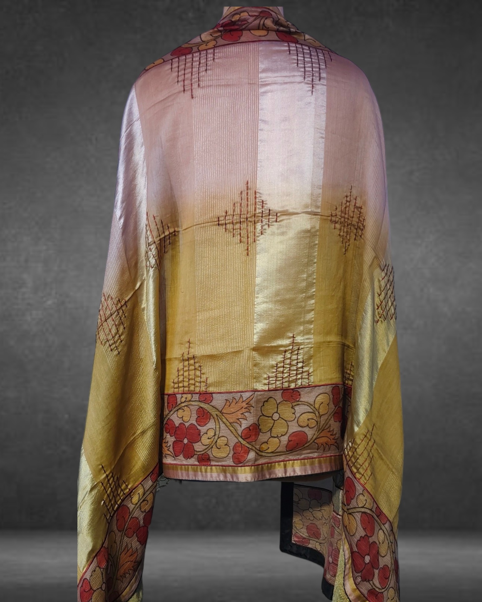 Semi Stitched Formal Chanderi Dupatta VISHAL KAPUR