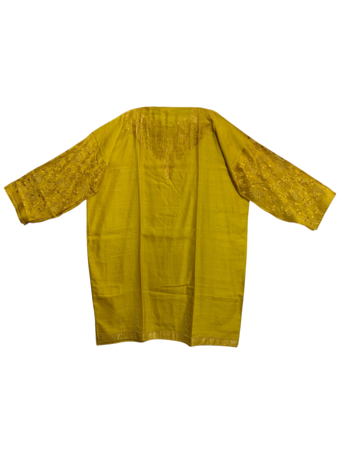 Semi Stitched Chanderi Formal Suitset