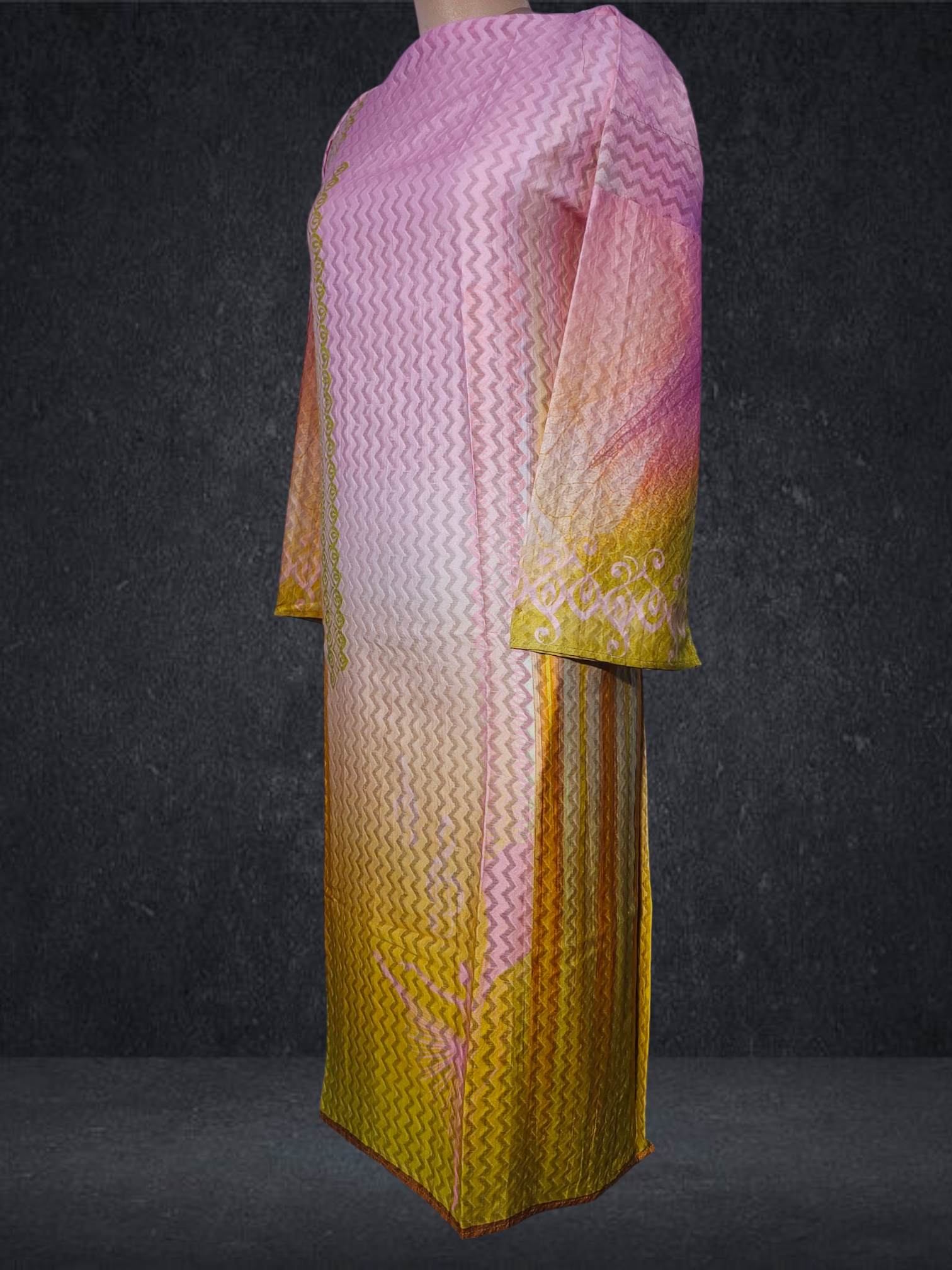 Semi Stitched Chanderi Casual Suitset VISHAL KAPUR