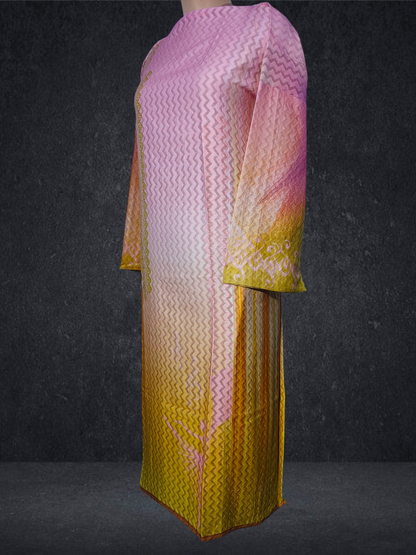 Semi Stitched Chanderi Casual Suitset VISHAL KAPUR