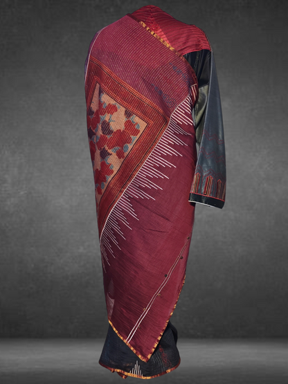 Chanderi Formal Ajrakh Saree