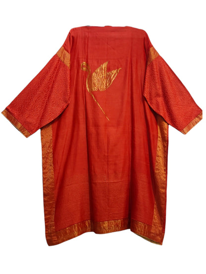 Semi Stitched Chanderi Formal Suitset