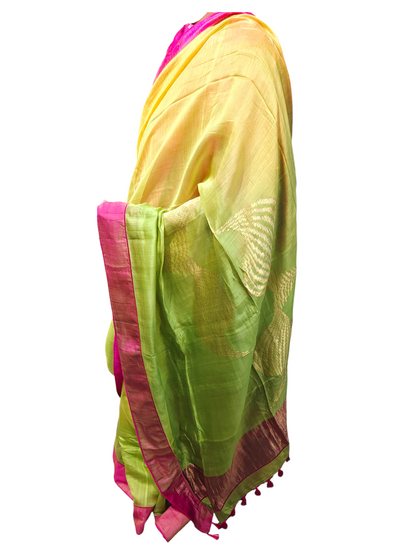 Formal Chanderi Zari Woven Saree